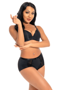 Cute Cat Lace Underwear with Leak Protection