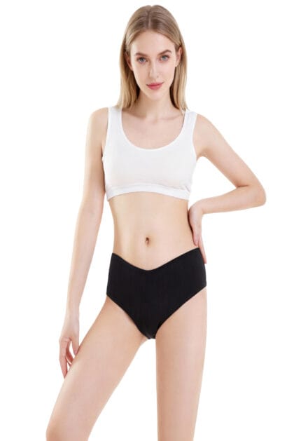 Ribbed Leak-Proof Underwear Premium Comfort