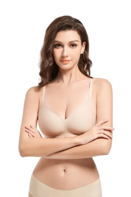 Wire-Free Seamless Jelly Cup Bra adjustable fit