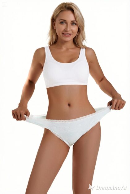 Lace Overlay Period Panties Triangle Fit & Leak-Proof