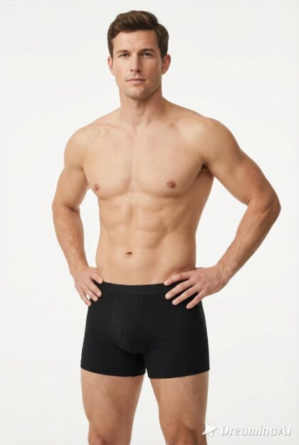 Men's Striped Incontinence Briefs Daily Protection