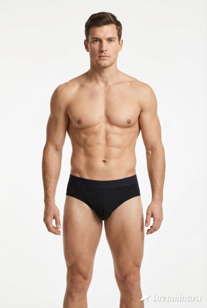 Striped Incontinence Briefs for Men 150ml Protection