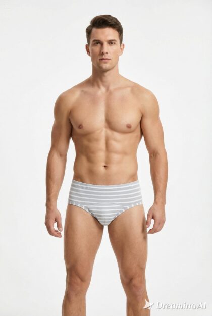 Men absorbent boxer brief Uniform Front Back Protection