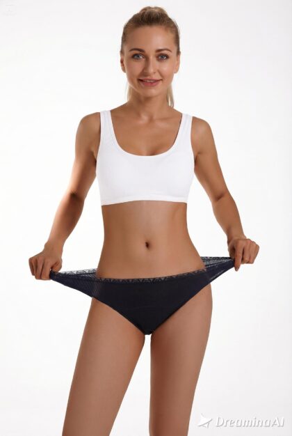 Cat Lace Period Panties with Leak Protection