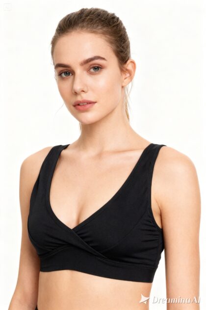 Seamless One-Piece Nursing Bra for sensitive skin