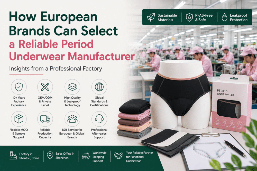 Reliable Period Underwear Manufacturer