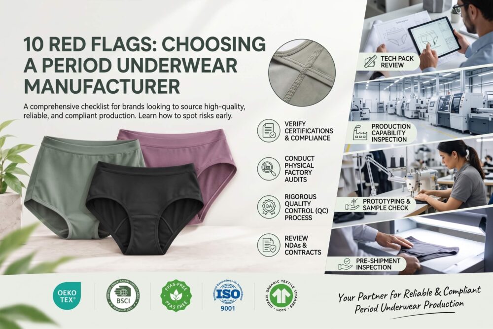 10 Red Flags When Choosing a Period Underwear Manufacturer (and How to Check Them)