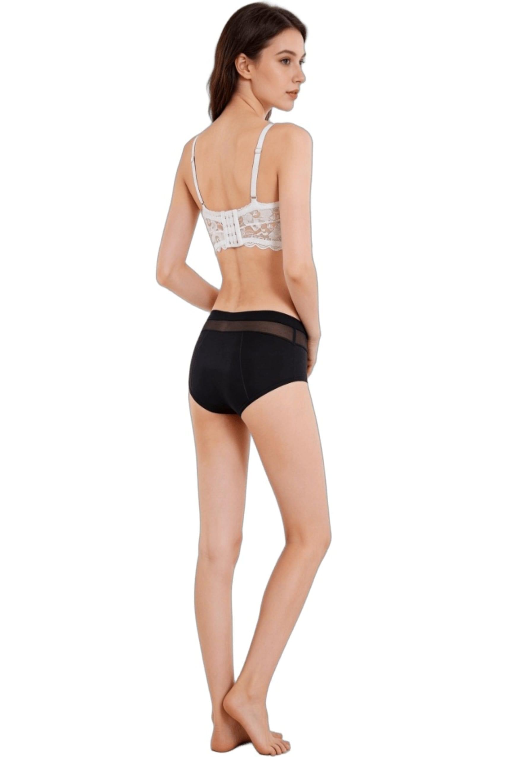 Menstrual Panties Culottes 5 Layers Leakproof Mesh Underwear High Cut